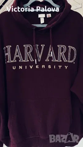Exchange Hoodie / Sweatshirt HARVARD Bordeaux Unisex